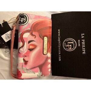 La Philipe Wallet Pink NWT In Original Box LP1004